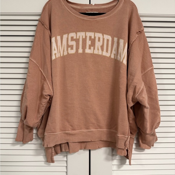 Free People Tops - Free People Camden Amsterdam Graphic Sweatshirt